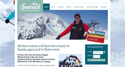 Desktop Screenshot of hotel-speiereck.com